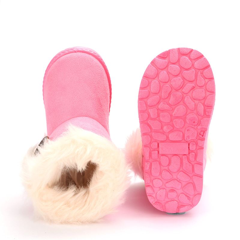 Bota Pelúcia de Inverno Infantil - Pantufinha Revestida de Lã Bota Pelúcia de Inverno Infantil Loja do Bambino 