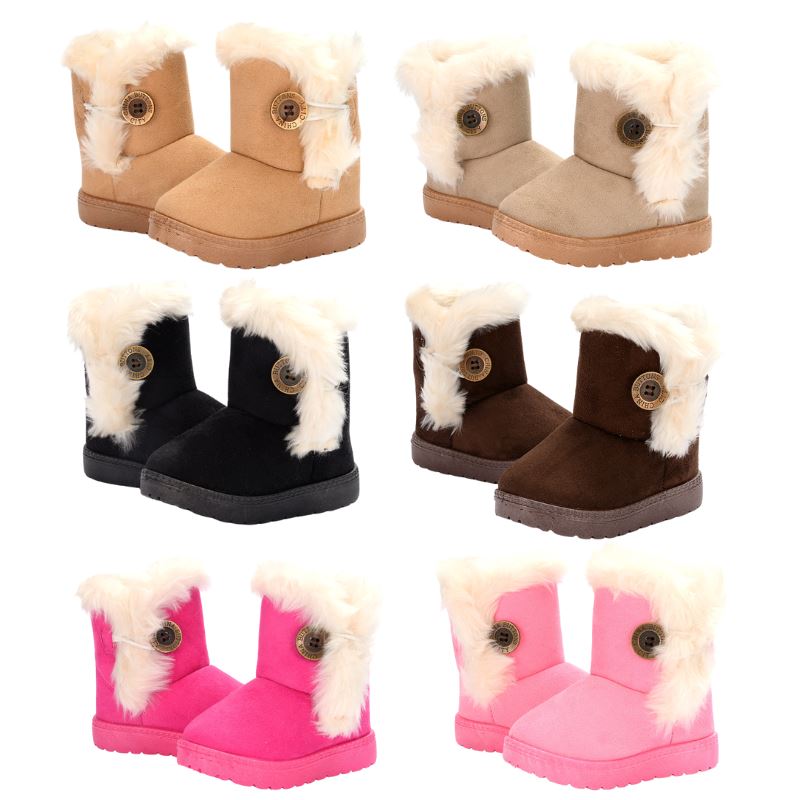 Bota Pelúcia de Inverno Infantil - Pantufinha Revestida de Lã Bota Pelúcia de Inverno Infantil Loja do Bambino 