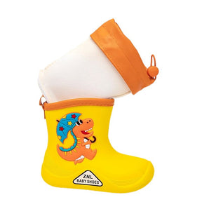 Botina Dino Infantil Bambino - Impermeável e com Meia Embutida Botina Dino Infantil Bambino - Impermeável e com Meia Embutida Loja do Bambino 