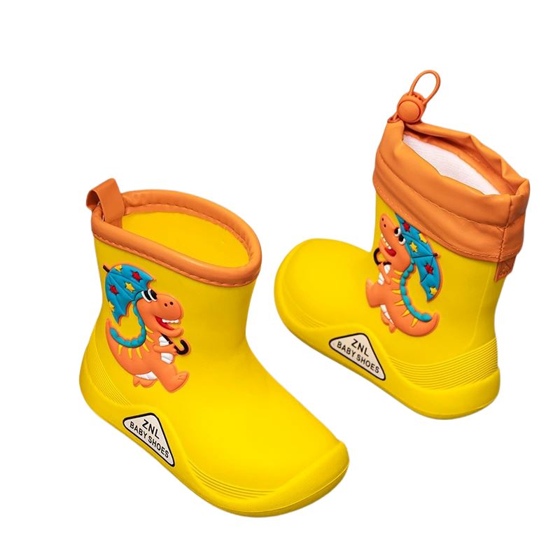 Botina Dino Infantil Bambino - Impermeável e com Meia Embutida Botina Dino Infantil Bambino - Impermeável e com Meia Embutida Loja do Bambino 