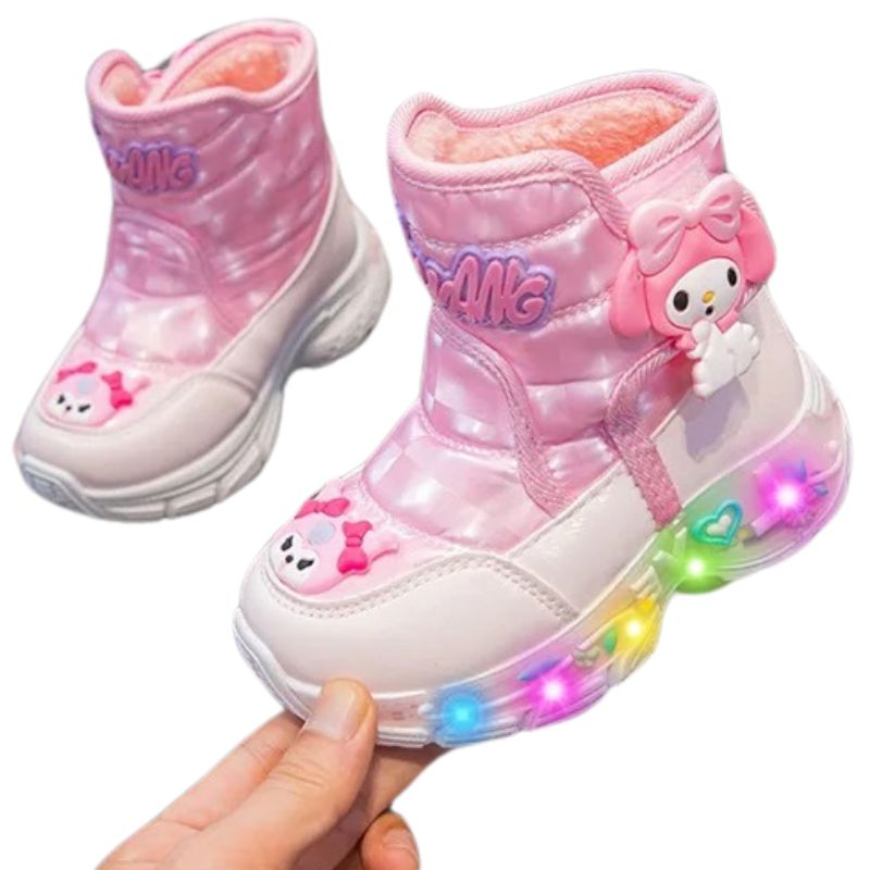 Botinha Infantil Feminina Com Luz LED Botinha Infantil Feminina Com Luz LED Loja do Bambino 