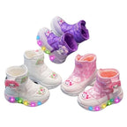 Botinha Infantil Feminina Com Luz LED Botinha Infantil Feminina Com Luz LED Loja do Bambino 