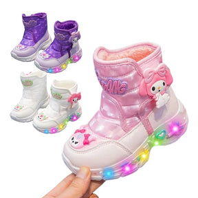 Botinha Infantil Feminina Com Luz LED Botinha Infantil Feminina Com Luz LED Loja do Bambino 