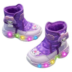 Botinha Infantil Feminina Com Luz LED Botinha Infantil Feminina Com Luz LED Loja do Bambino 