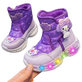 Botinha Infantil Feminina Com Luz LED Botinha Infantil Feminina Com Luz LED Loja do Bambino 