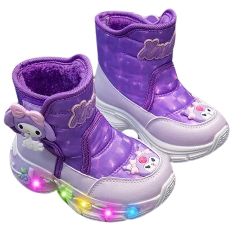 Botinha Infantil Feminina Com Luz LED Botinha Infantil Feminina Com Luz LED Loja do Bambino 