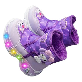 Botinha Infantil Feminina Com Luz LED Botinha Infantil Feminina Com Luz LED Loja do Bambino 