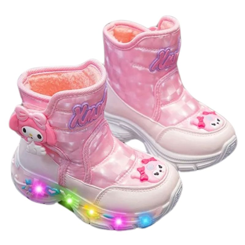 Botinha Infantil Feminina Com Luz LED Botinha Infantil Feminina Com Luz LED Loja do Bambino 