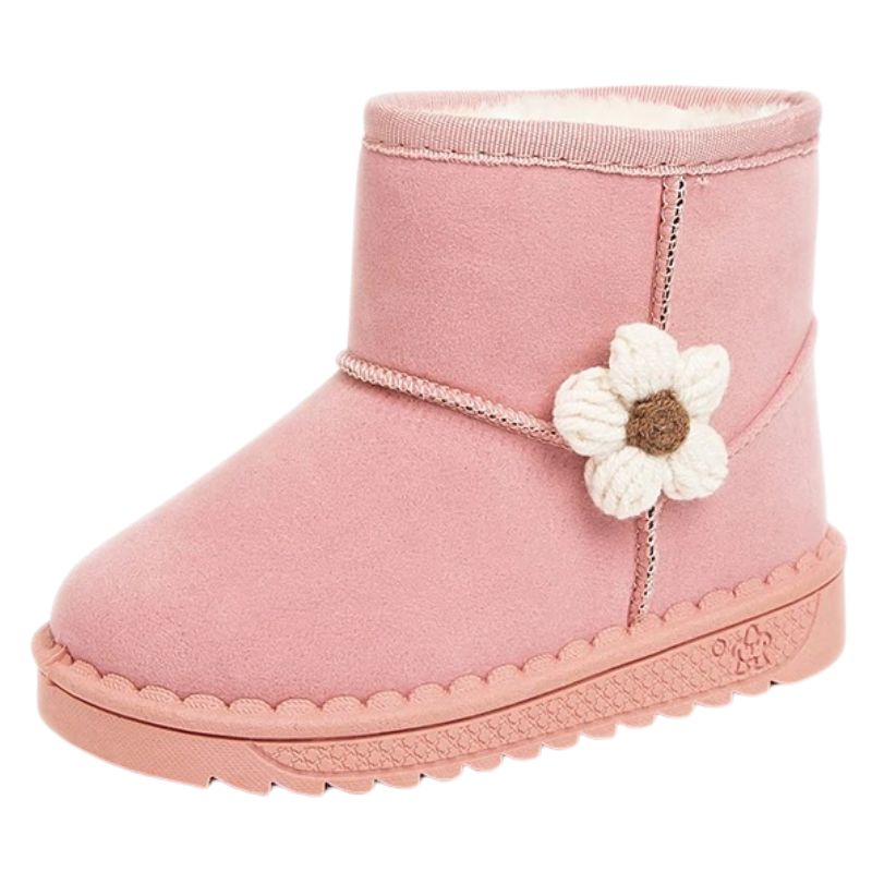 Botinha de Inverno Infantil Peluciada Fashion Botinha de Inverno Infantil Peluciada Fashion Loja do Bambino Rosa 23 (14.5cm) 