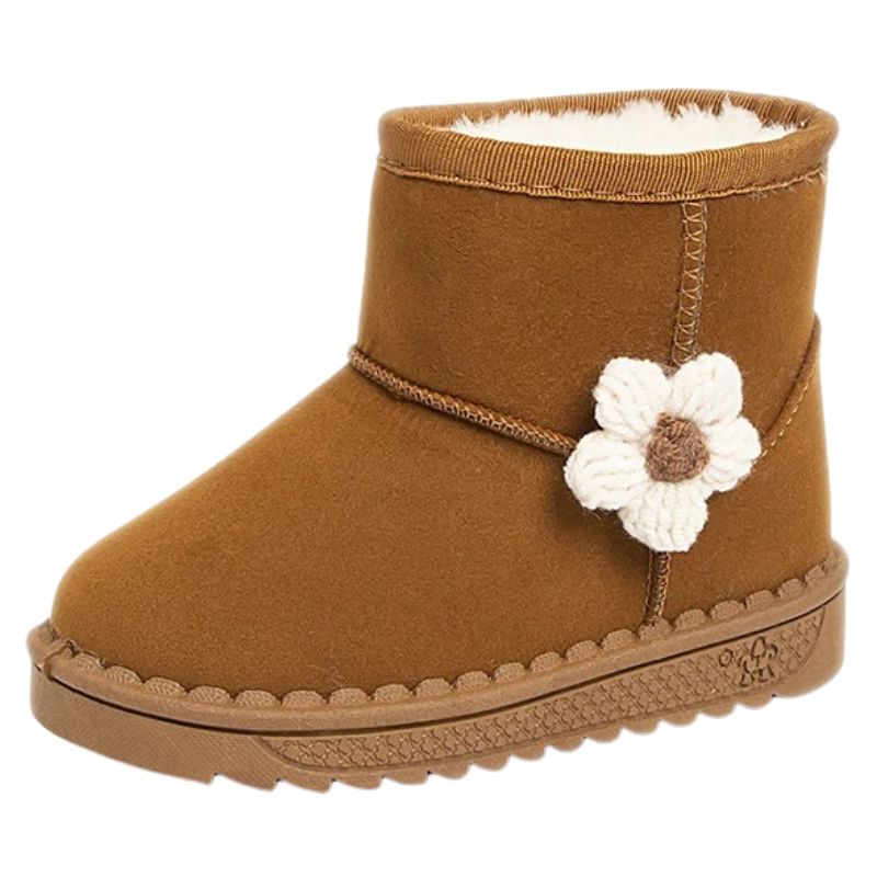 Botinha de Inverno Infantil Peluciada Fashion Botinha de Inverno Infantil Peluciada Fashion Loja do Bambino Marrom Claro 23 (14.5cm) 