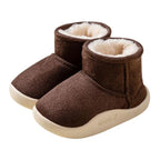 Botinha de Lã Infantil Botinha de Lã Infantil Loja do Bambino Marrom 14 (14cm) 