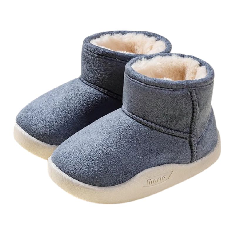 Botinha de Lã Infantil Botinha de Lã Infantil Loja do Bambino Azul 14 (14cm) 