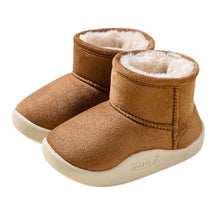 Botinha de Lã Infantil Botinha de Lã Infantil Loja do Bambino Marrom Claro 14 (14cm) 