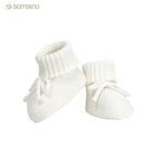 Sapatinho em Malha Artesanal para Bebês Sapatinho em Malha Artesanal para Bebês Loja do Bambino Branco 9 