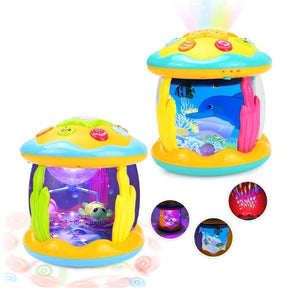 Brinquedo Aquário Musical Projetor de Luz Bambino Brinquedo Aquário Musical Projetor de Luz Bambino Loja do Bambino 