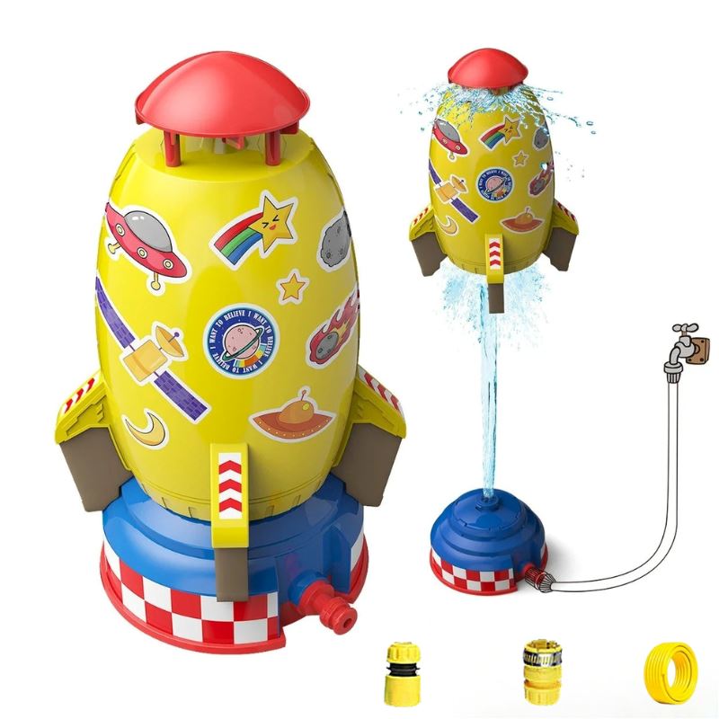Brinquedo Foguete Aquático Infantil Bambino Brinquedo Foguete Aquático Infantil Bambino Loja do Bambino Amarelo 