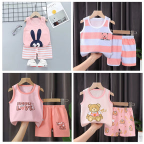 Conjunto Verão Para Menina Recém Nascida Bambino Conjunto Verão Para Menina Recém Nascida Bambino Loja do Bambino 