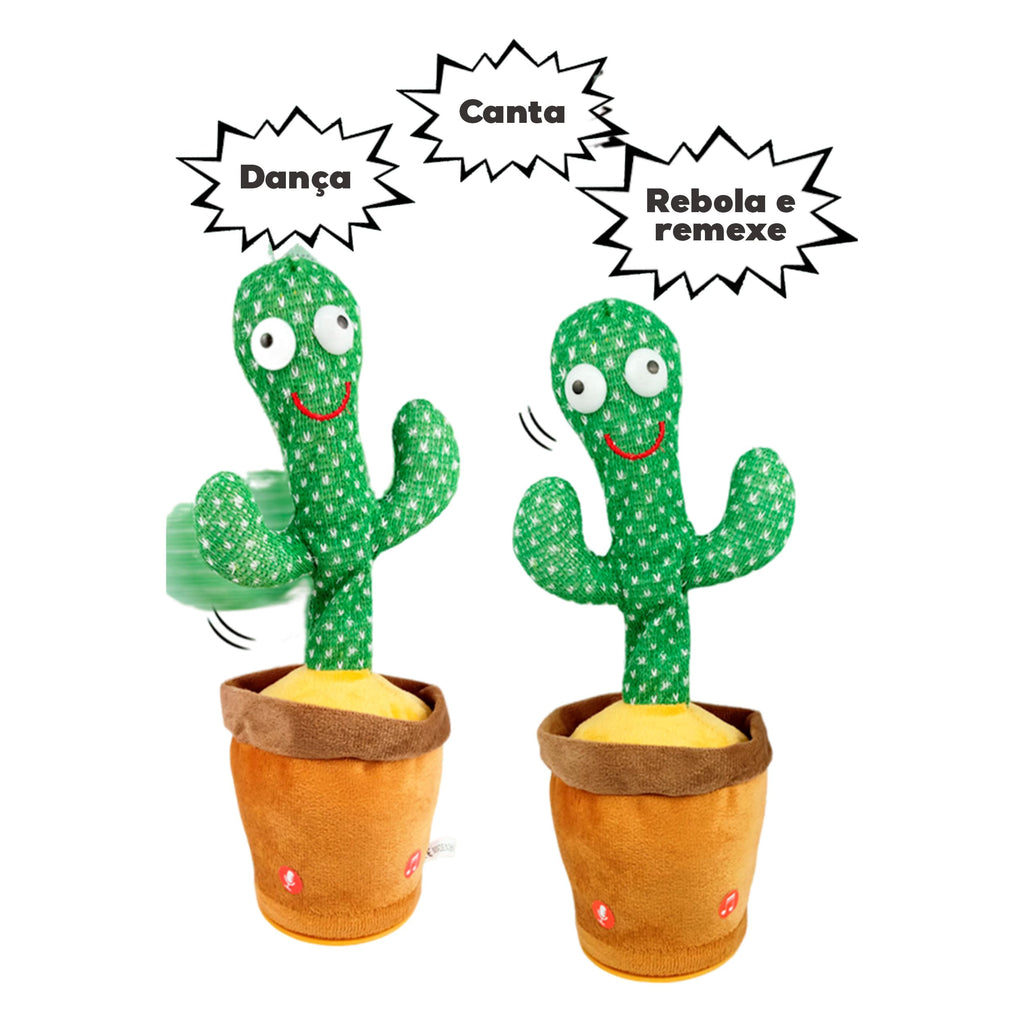 Cacto Dançarino Musical e Balançante - Diversão Garantida Cacto Dançarino Musical e Balançante - Diversão Garantida Loja do Bambino 