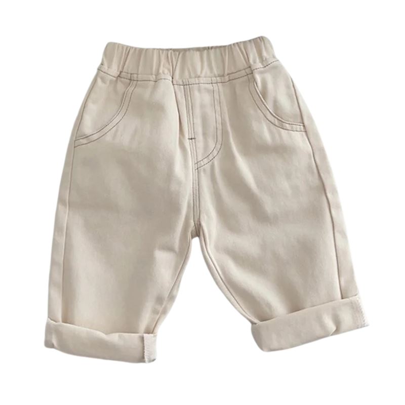 Calça Jeans Infantil Casual Unissex Calça Jeans Infantil Casual Unissex Loja do Bambino Branco 73 