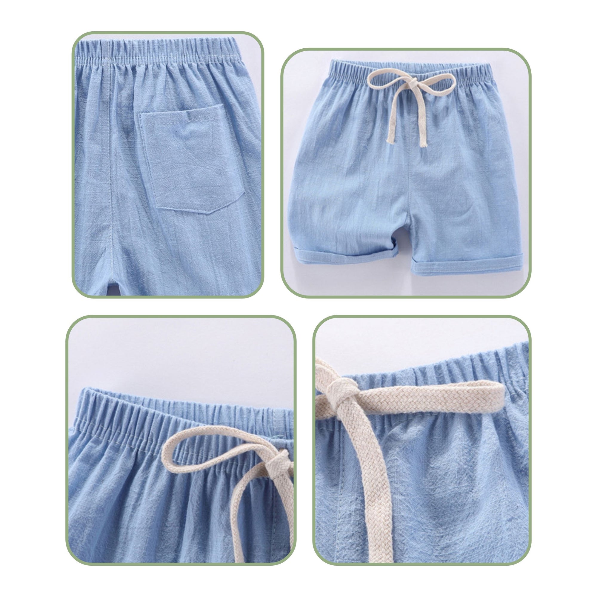 Calção Infantil Minimalista - Conforto e Estilo para Meninos no Verão Calção Infantil Minimalista - Conforto e Estilo para Meninos no Verão Loja do Bambino 
