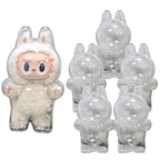 Capa Protetora de Acrílico para Labubu Capa Protetora de Acrílico para Labubu Loja do Bambino Modelo 17cm 5 Unidades 