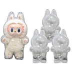 Capa Protetora de Acrílico para Labubu Capa Protetora de Acrílico para Labubu Loja do Bambino Modelo 17cm 3 Unidades 