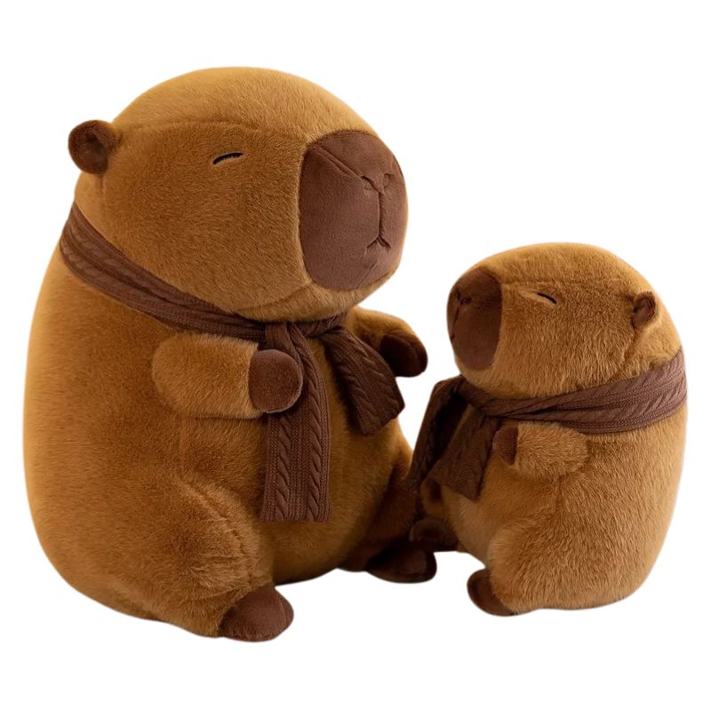 Capivara de Pelúcia com Cachecol Capivara de Pelúcia com Cachecol Loja do Bambino 