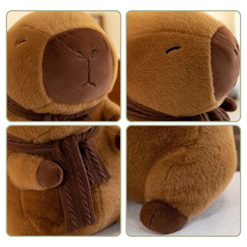 Capivara de Pelúcia com Cachecol Capivara de Pelúcia com Cachecol Loja do Bambino 