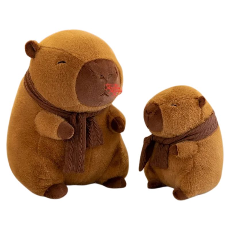 Capivara de Pelúcia com Cachecol Capivara de Pelúcia com Cachecol Loja do Bambino 
