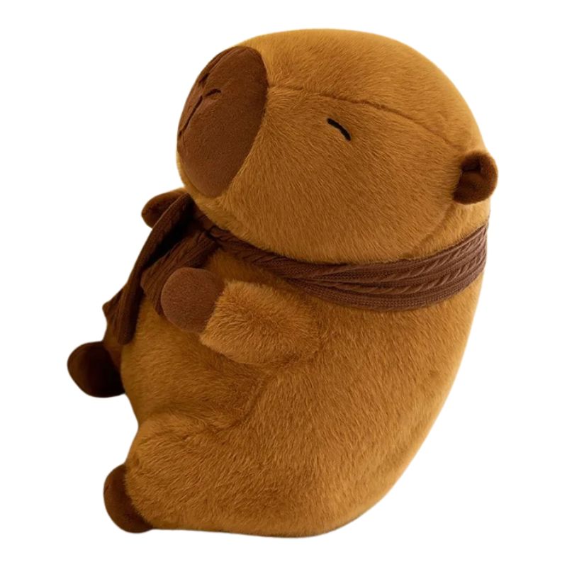 Capivara de Pelúcia com Cachecol Capivara de Pelúcia com Cachecol Loja do Bambino 