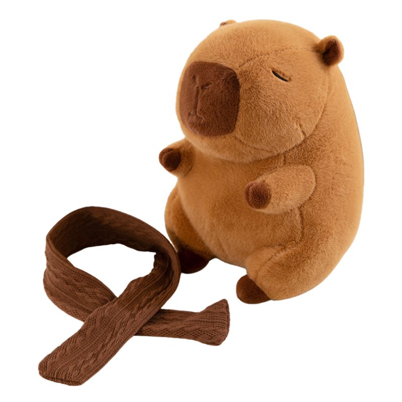 Capivara de Pelúcia com Cachecol Capivara de Pelúcia com Cachecol Loja do Bambino 