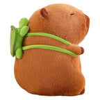 Capivara de Pelúcia com Capuz de Morango e Mochila de Tartaruga Capivara de Pelúcia com Capuz de Morango e Mochila de Tartaruga Loja do Bambino 