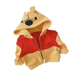 Casaco Infantil Ursinho Pooh com Capuz
