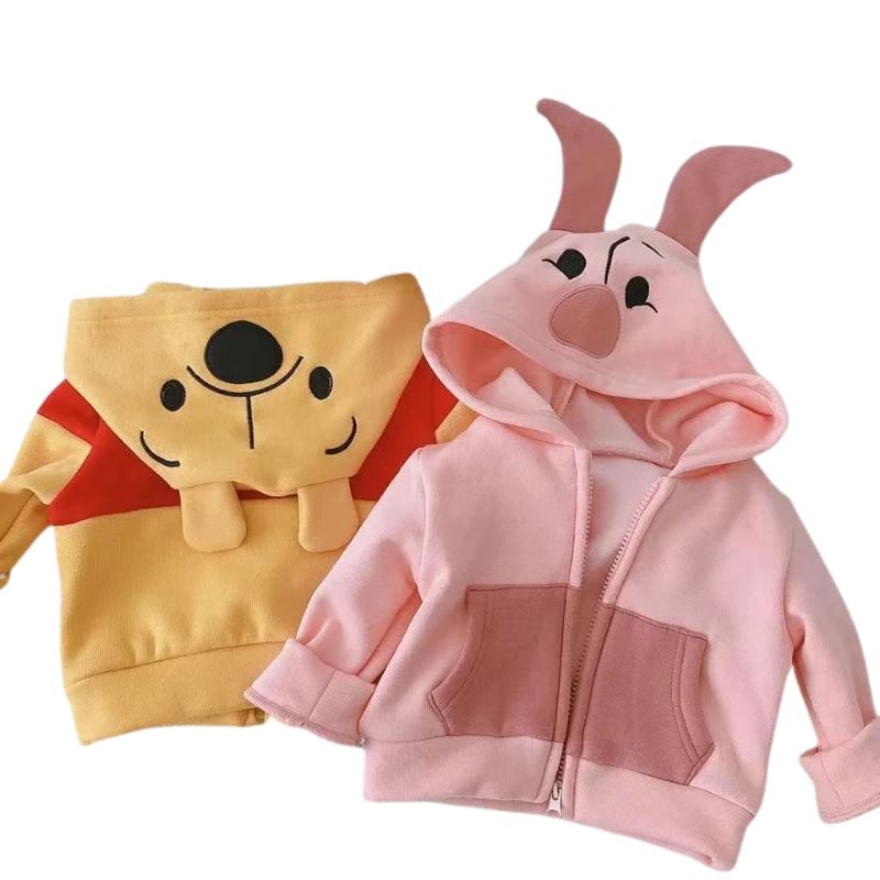 Casaco Infantil Ursinho Pooh com Capuz Casaco Infantil Ursinho Pooh com Capuz Loja do Bambino 