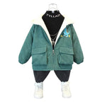 Casaco Infantil com Capuz de Dinossauro Casaco Infantil com Capuz de Dinossauro Loja do Bambino 