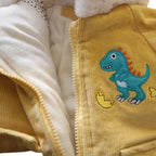 Casaco Infantil com Capuz de Dinossauro Casaco Infantil com Capuz de Dinossauro Loja do Bambino 