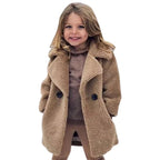 Casaco Infantil de Lã Transpassado Feminino Casaco Infantil de Lã Transpassado Feminino Loja do Bambino Verde 90 