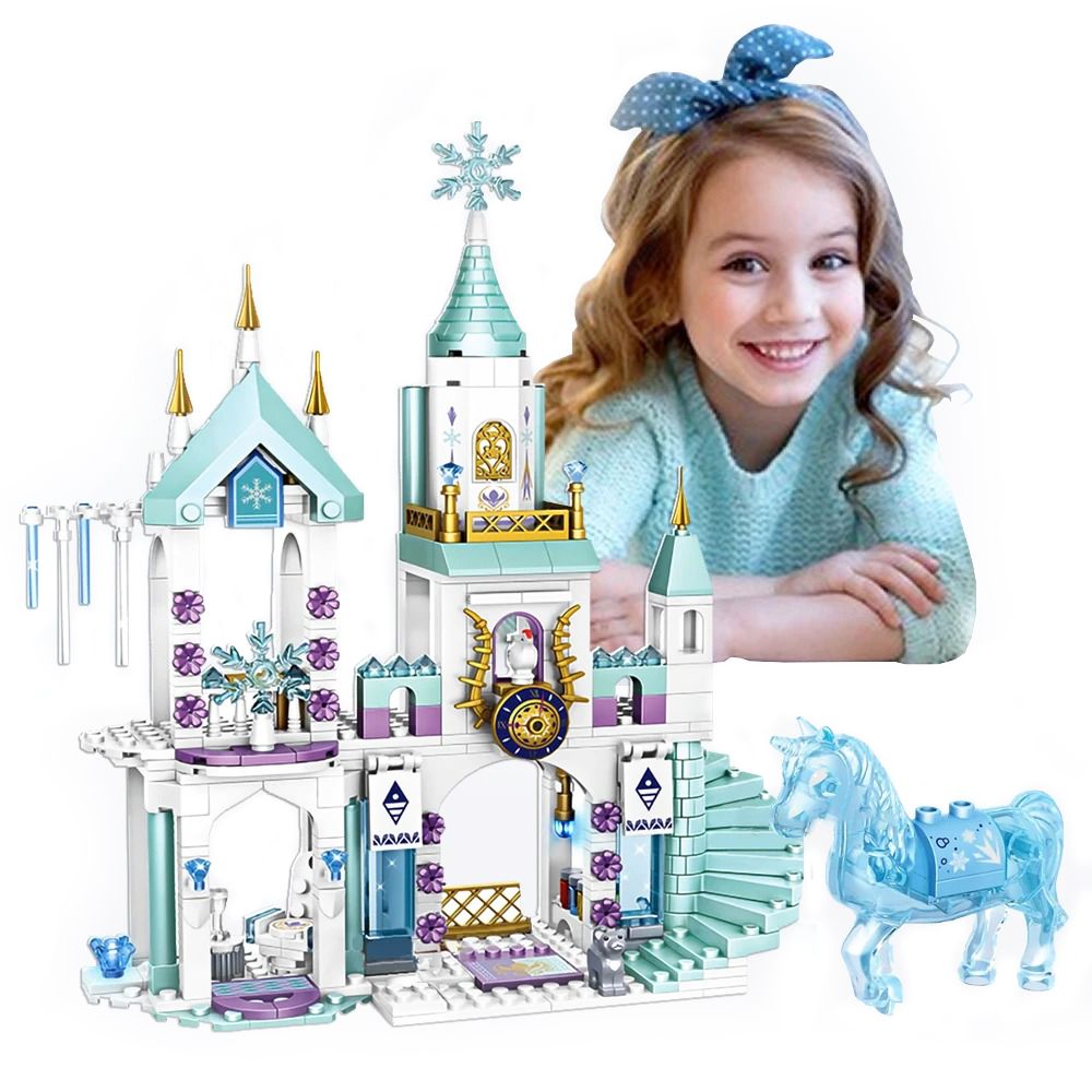 Castelo da Frozen Blocos de Montar com 360 Peças Castelo da Frozen Blocos de Montar com 360 Peças Loja do Bambino 