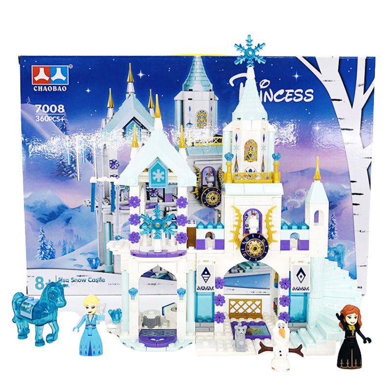 Castelo da Frozen Blocos de Montar com 360 Peças Castelo da Frozen Blocos de Montar com 360 Peças Loja do Bambino 