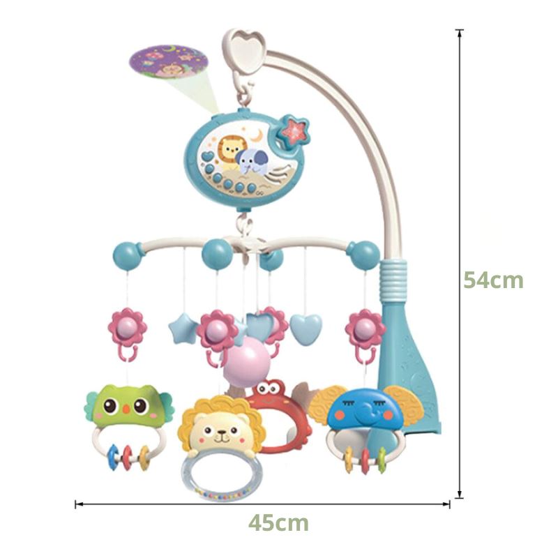 Chocalho para Berço com Controle Remoto Bambino Suporte de Chocalho para Bebê Bambino Loja do Bambino 