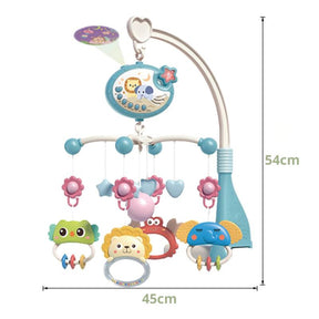 Chocalho para Berço com Controle Remoto Bambino Suporte de Chocalho para Bebê Bambino Loja do Bambino 