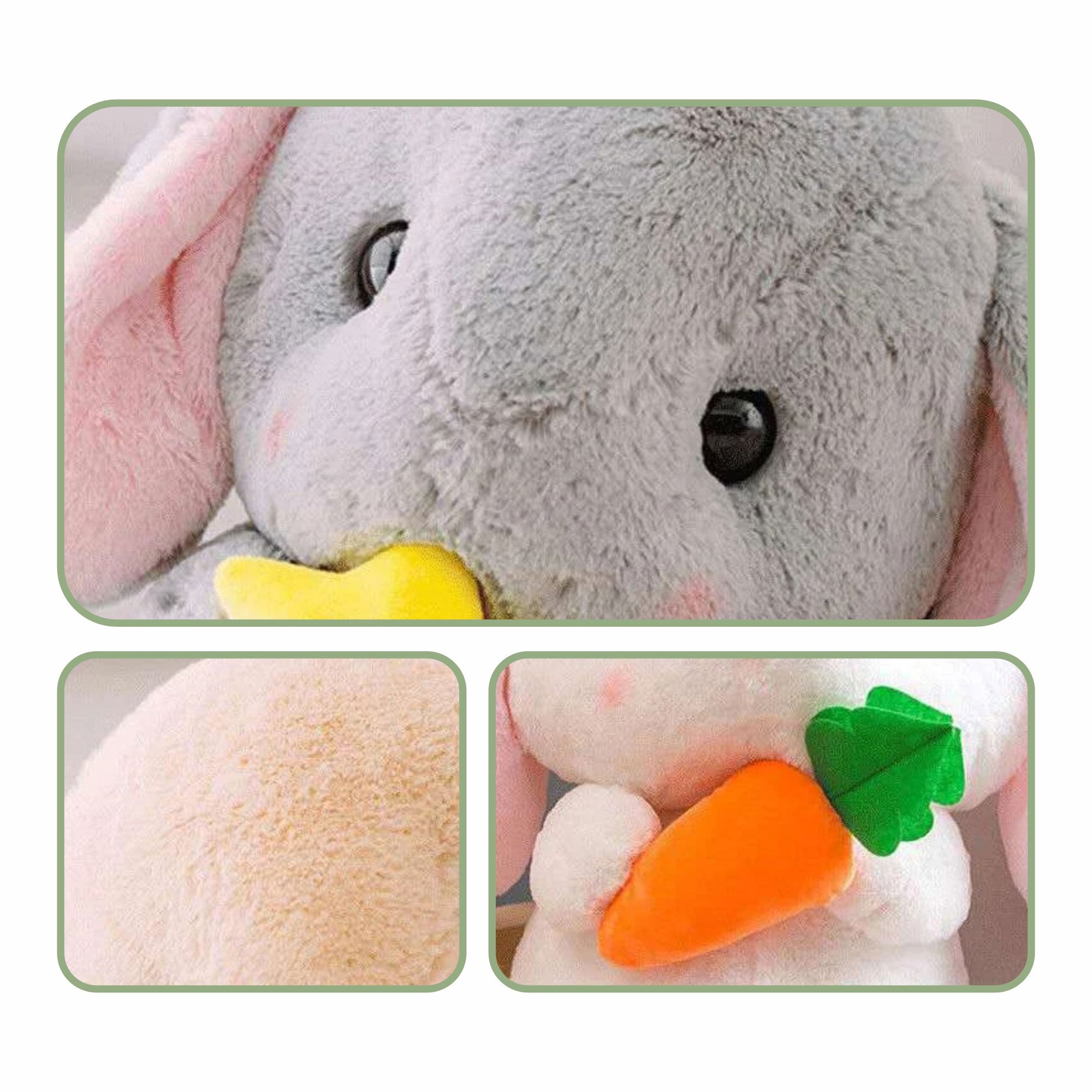 Coelho de Pelúcia Orelhudo Edição Páscoa Coelho de Pelúcia Orelhudo Edição Páscoa Loja do Bambino 