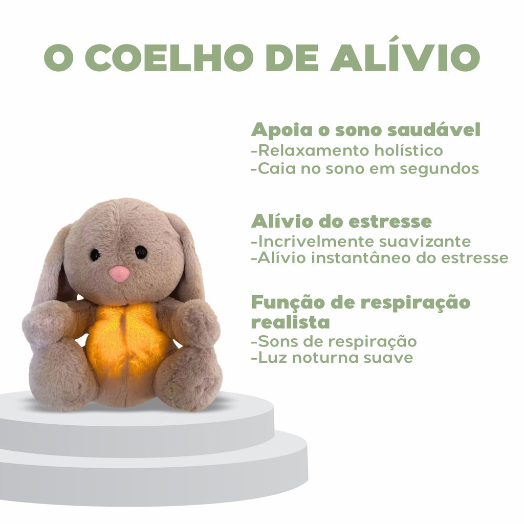 Coelho de Pelúcia que Respira Coelho de Pelúcia que Respira Loja do Bambino 