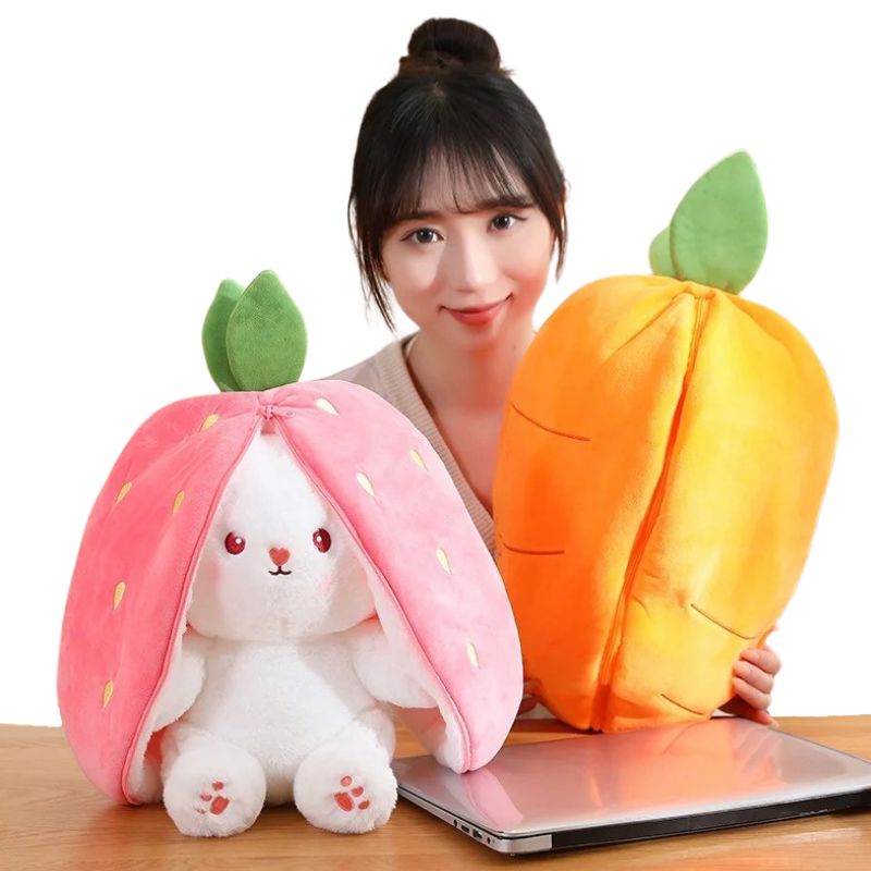 Coelho de Pelúcia Esconde-Esconde 2 em 1 Edição Páscoa Coelho de Pelúcia Esconde-Esconde 2 em 1 Edição Páscoa Loja do Bambino 