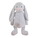 Coelho de Pelúcia Orelhas Grandes Coelho de Pelúcia Orelhas Grandes Loja do Bambino Cinza 35cm 