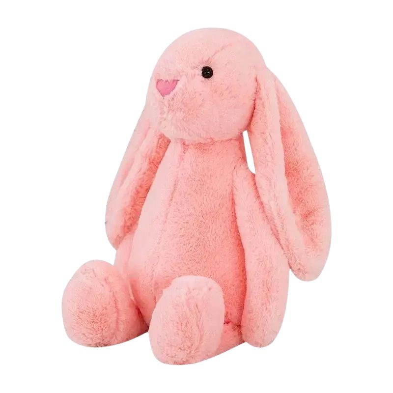 Coelho de Pelúcia Orelhas Grandes Coelho de Pelúcia Orelhas Grandes Loja do Bambino Rosa 35cm 