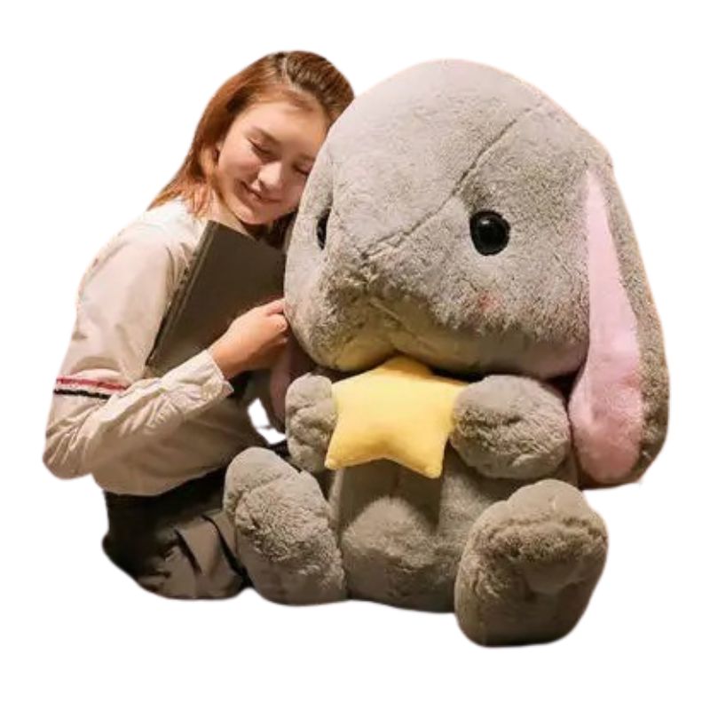 Coelho de Pelúcia Orelhudo Edição Páscoa Coelho de Pelúcia Orelhudo Edição Páscoa Loja do Bambino 