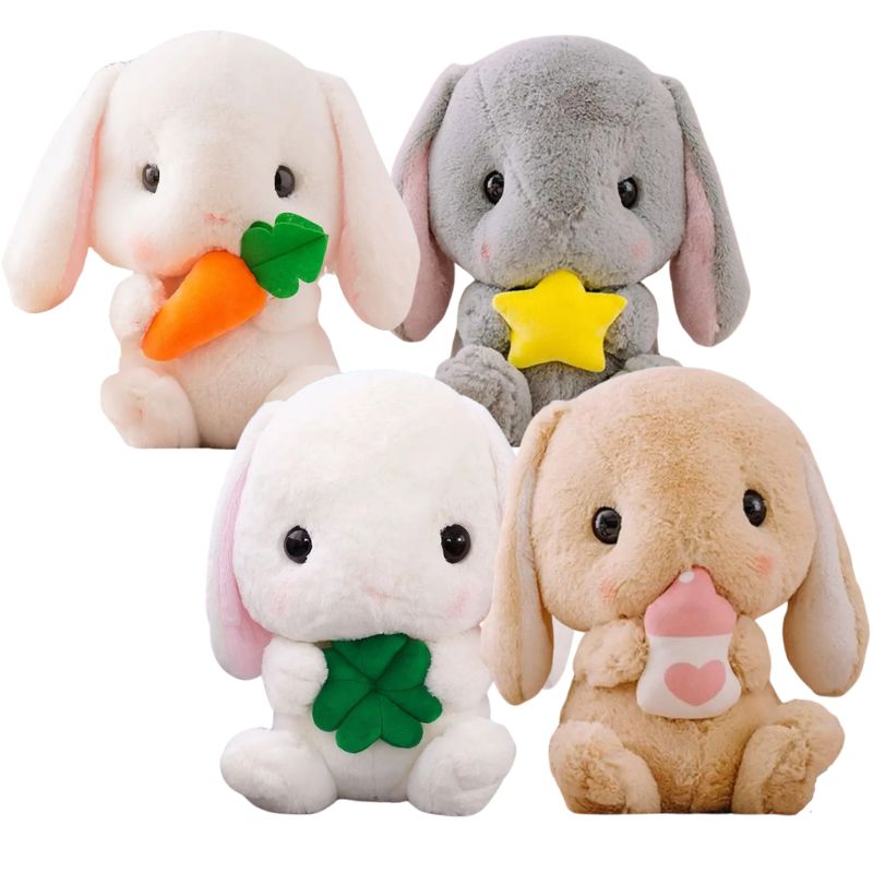 Coelho de Pelúcia Orelhudo Edição Páscoa Coelho de Pelúcia Orelhudo Edição Páscoa Loja do Bambino 
