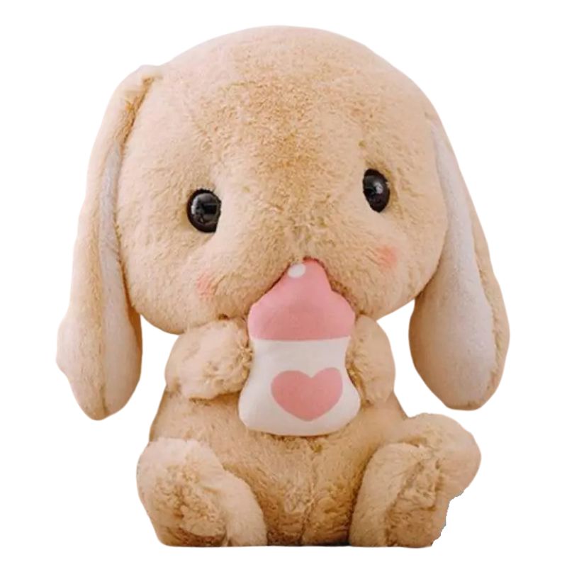 Coelho de Pelúcia Orelhudo Edição Páscoa Coelho de Pelúcia Orelhudo Edição Páscoa Loja do Bambino Modelo 03 22cm 