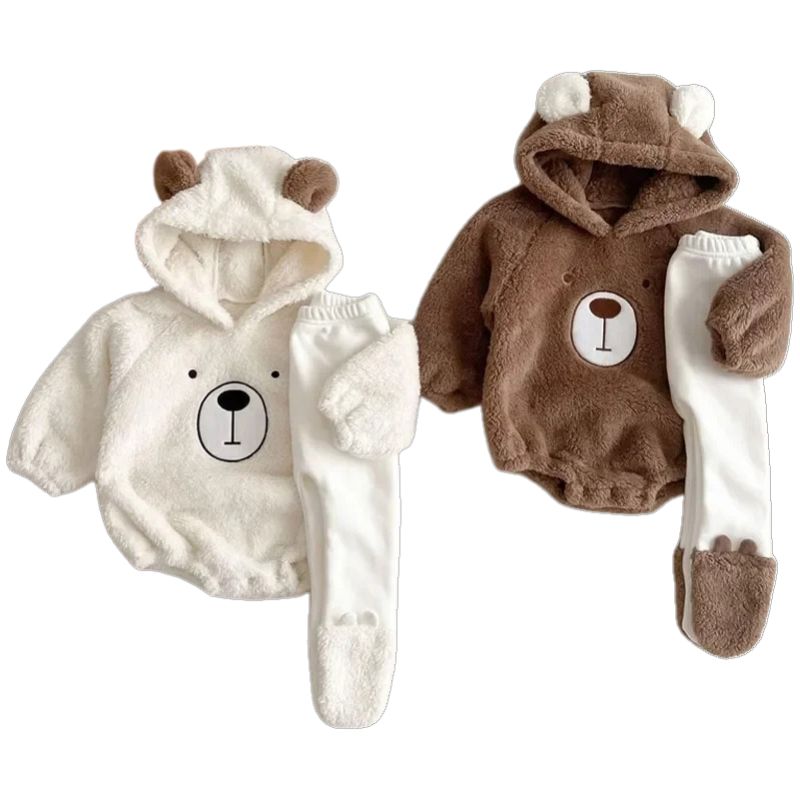 Conjunto Bebê Macacão e Body de Ursinho Conjunto Bebê Macacão e Body de Ursinho Loja do Bambino 